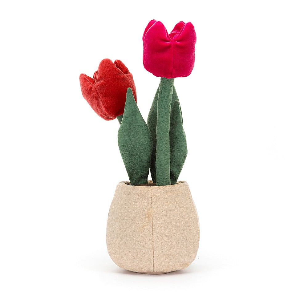 Jellycat Amuseable Tulip Pot - lustiger Tulpen Topf Pflanze 30cm