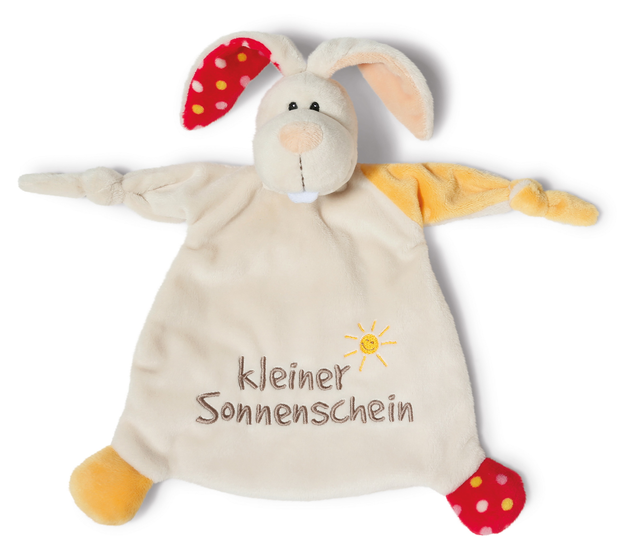 Nici Schmusetuch Kuscheltuch Hase "kleiner Sonnenschein " 25x25 cm 