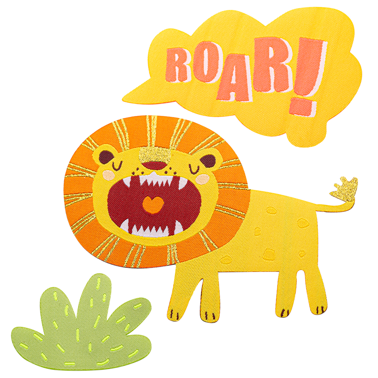 Fabfabstickers Sticker zum Kleben Lion - Löwe