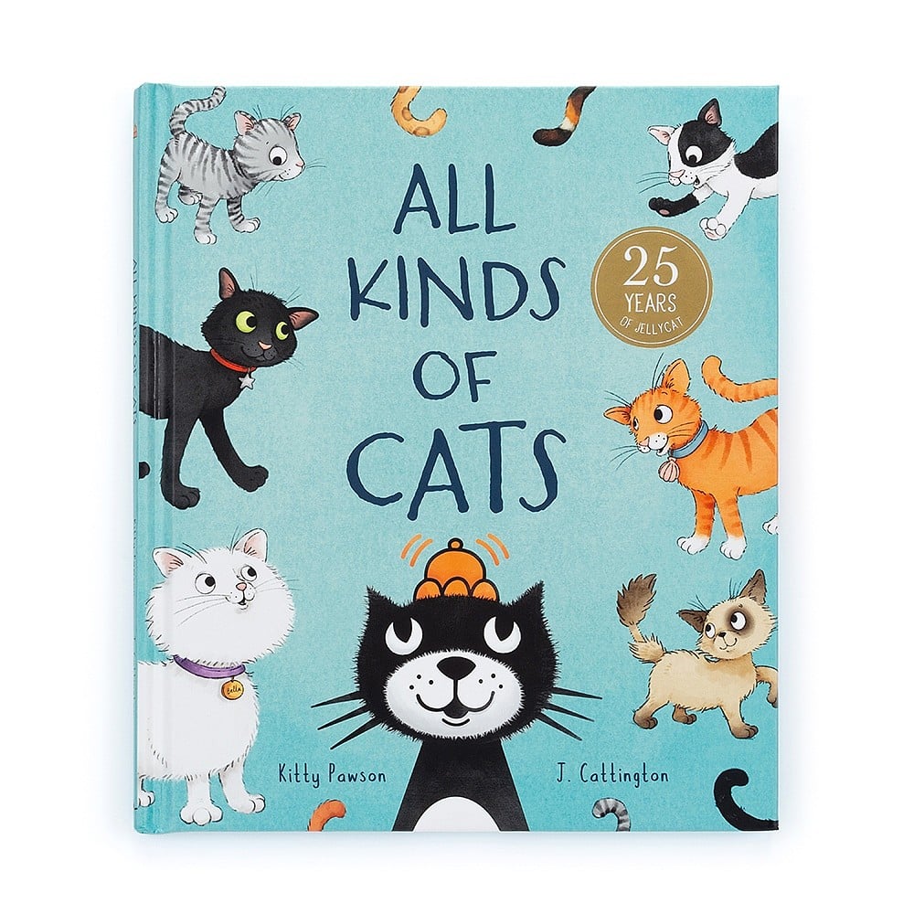 Jellycat All Kinds of Cats Book (auf Englisch)    